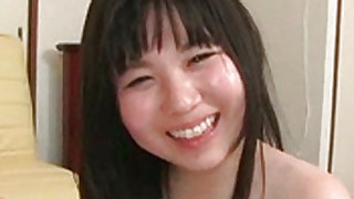 Japanese angel with natural tits gets banged in doggy style