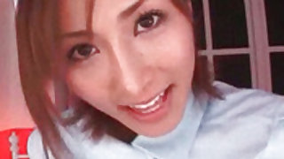 Lovely Japanese nurse dazzles with wicked pecker sucking