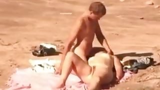 Beach Couple Caught Having Sex